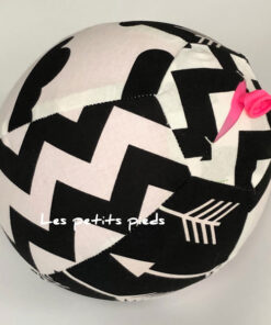 Ballonhülle schwarz / weiss