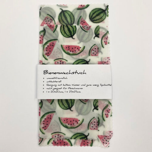 Bienenwachstücher 2 er Set - Melone