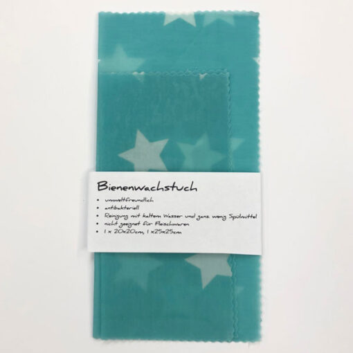 Bienenwachstücher 2 er Set - Sterne