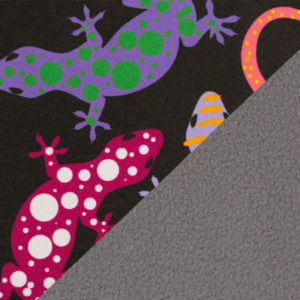Nanosoftshell - "Fiete"- Geckos - schwarz / bunt
