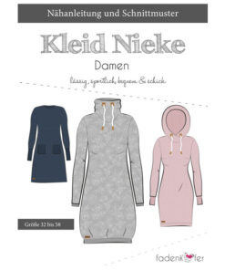 Papierschnittmuster Kleid Nieke Gr 32 - 58 - Fadenkäfer