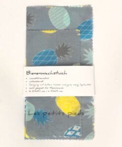 Bienenwachstücher 2 er Set - Ananas