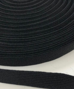 Gummiband 15 mm - schwarz