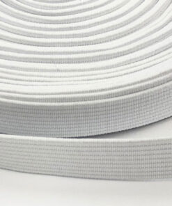 Gummiband 15 mm - weiss