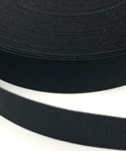 Gummiband 25 mm - schwarz