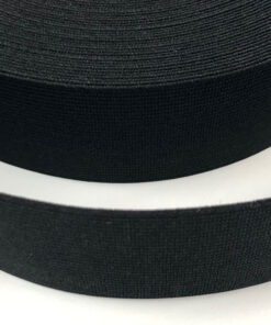 Gummiband 40 mm - schwarz