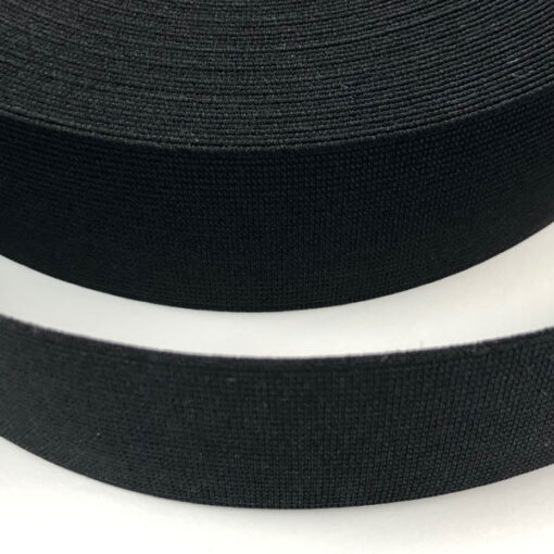 Gummiband 40 mm - schwarz