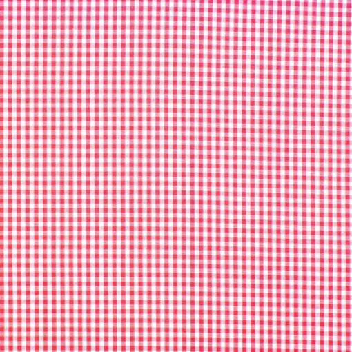 Baumwolle - Karo rot / weiss