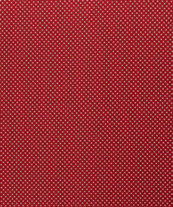 Baumwolle - Minipunkte burgundy / weiss