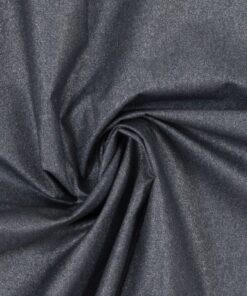 beschichtete Baumwolle - metallic - rauchblau