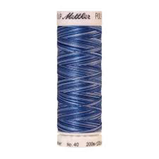 Amann Mettler Poly Multi Sheen Stickgarn 200m - nautical blues 9929
