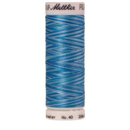 Mettler Poly Sheen Multi Stickgarn 200m - aqua waters 9930