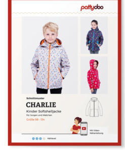 Papierschnittmuster Softshelljacke "Charlie" Kinder Gr 98-124 - Pattydoo
