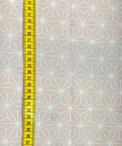 beschichtete Baumwolle - geometrische Sterne rosa