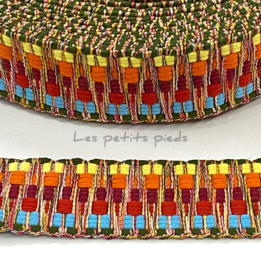 Gurtband 40 mm - bunt