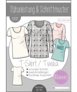 Papierschnittmuster T- Shirt / Tunika Gr 32 - 58 - Ki-ba-doo