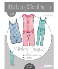 Papierschnittmuster Jumpsuit MAeleny Gr 32 - 48 - Ki-ba-doo