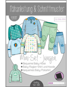 Papierschnittmuster Baby Set Boy Gr 50 - 80 - Ki-ba-doo