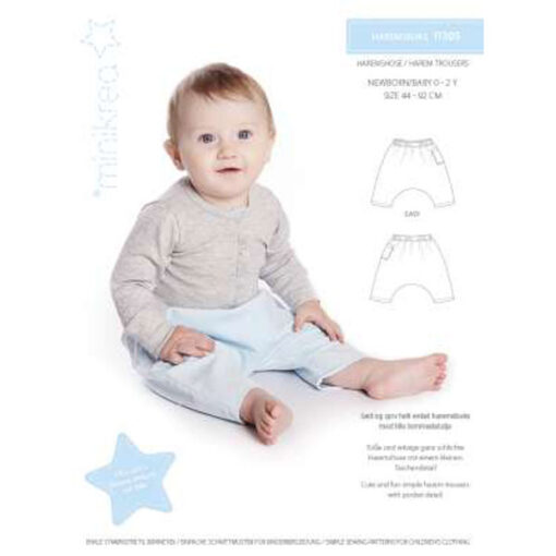 PapierschnittmusterHaremshose - Minikrea 11305