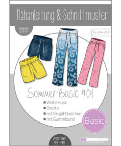 Papierschnittmuster Mix & Match Basic Hose Gr 32 - 48 - Ki-ba-doo