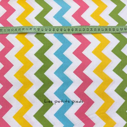 Baumwolle - Riley Blake Chevron pastell