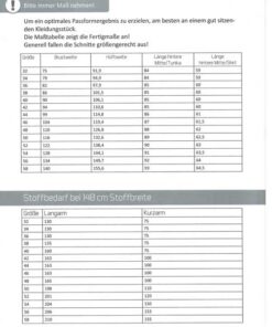 Papierschnittmuster T- Shirt / Tunika Gr 32 - 58 - Ki-ba-doo