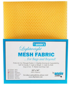 Mesh Fabric Taschennetz - gelb