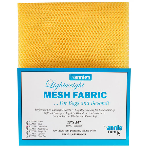 Mesh Fabric Taschennetz - gelb