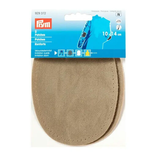 Velourslederimitat Patch Prym 929372 - stein