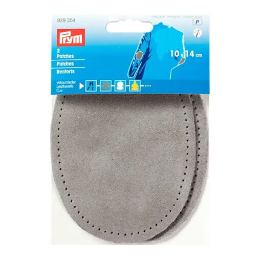 Veloursleder Patch Prym 929354 - hellgrau