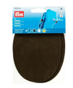 Velourslederimitat Patch Prym 929376 - olivebraun