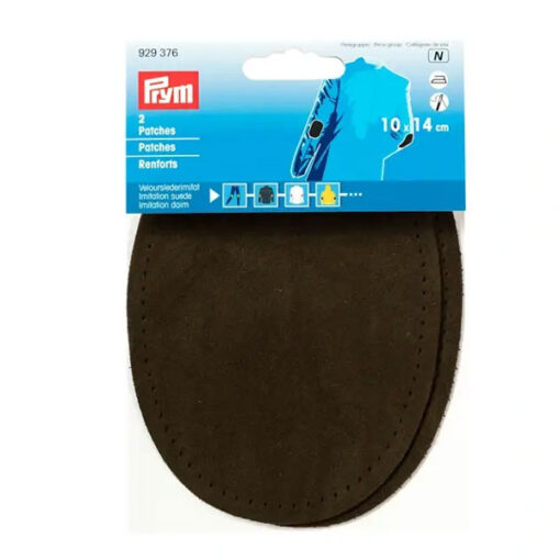 Velourslederimitat Patch Prym 929376 - olivebraun