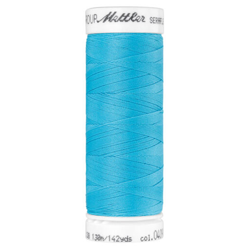 Mettler Seraflex elastisches Garn 130 m - türkis 0409