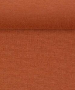 Bündchenstoff - Schlauch terracotta