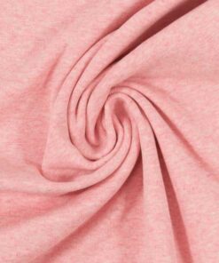 Bündchenstoff - Schlauch rosa melange