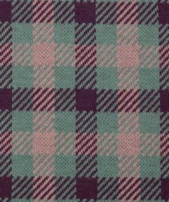 Jacquardjersey Plaid by Käselotti - mint / violet