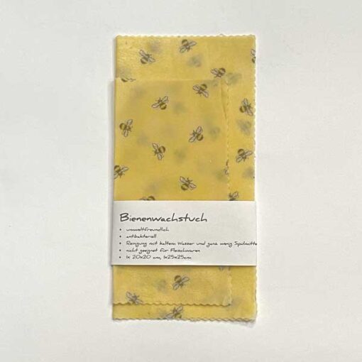 Bienenwachstücher 2 er Set - Bienen