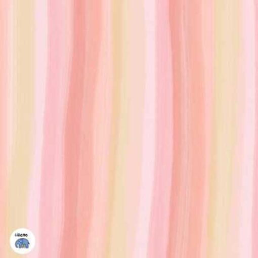 Sommersweat "Zuckerstreifen" Lillestoff - apricot / rosa