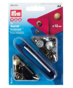 Anorak Druckknöpfe Prym 12 mm - altmessing