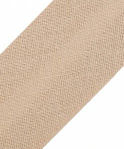 Baumwollschrägband uni beige-sand