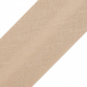 Baumwollschrägband uni beige-sand