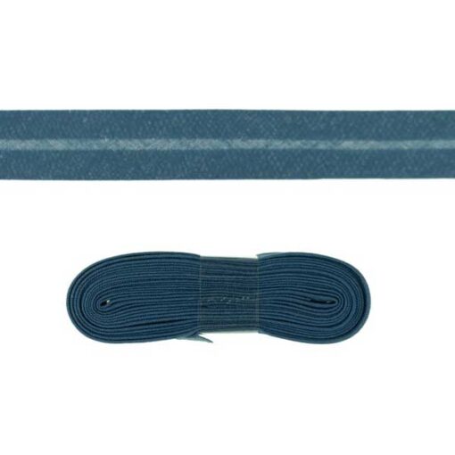 Baumwollschrägband uni jeans