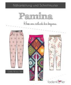 Papierschnittmuster Hose Pamina Gr. 80 - 164 - Fadenkäfer