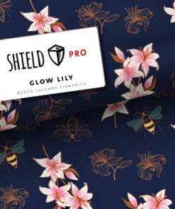 Shield Pro Albstoffe "Lilly Glow" Hamburger Liebe - blau / bunt