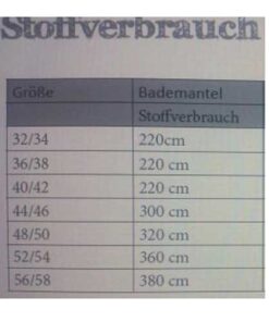 Papierschnittmuster Bademantel Damen Gr 32 - 58 - Fadenkäfer