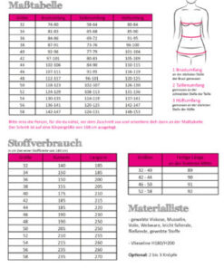 Papierschnittmuster Tunika Valentina Damen Gr 32 - 58 - Fadenkäfer