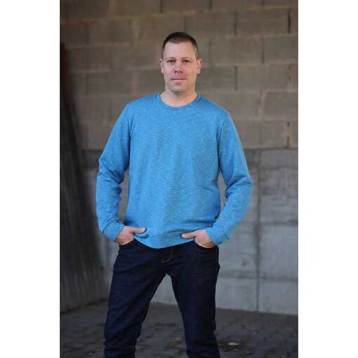 Papierschnittmuster Basic Pullover Herren Gr 2XS - 4 XL - Fadenkäfer