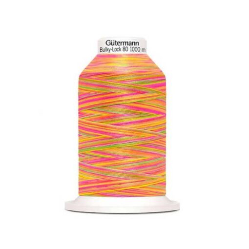 Overlock Bauschgarn Bulky-Lock Gütermann - gelb / pink / grün multicolor