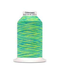 Overlock Bauschgarn Bulky-Lock Gütermann - grün/ türkis multicolor