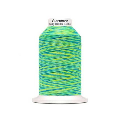 Overlock Bauschgarn Bulky-Lock Gütermann - grün/ türkis multicolor